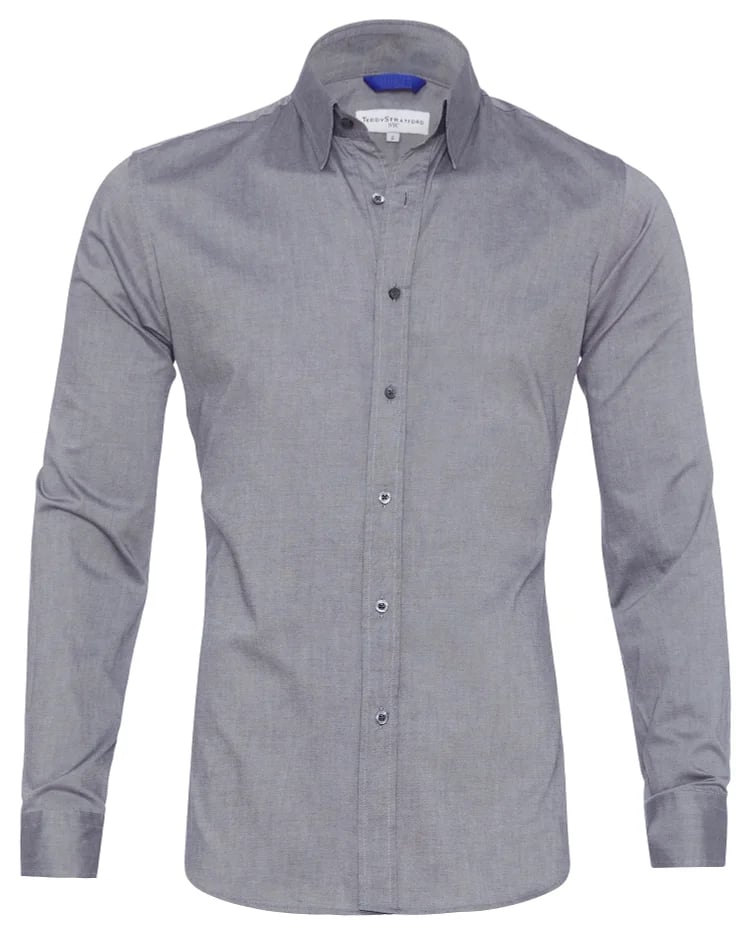 Oscar - STRETCH ZIP SHIRT (Hemd)