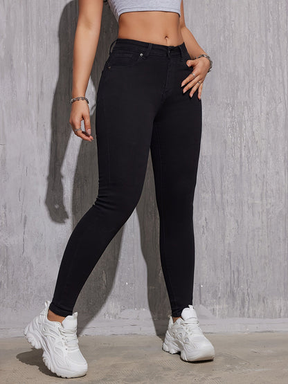 Schwarze Skinny-Jeans - Maria