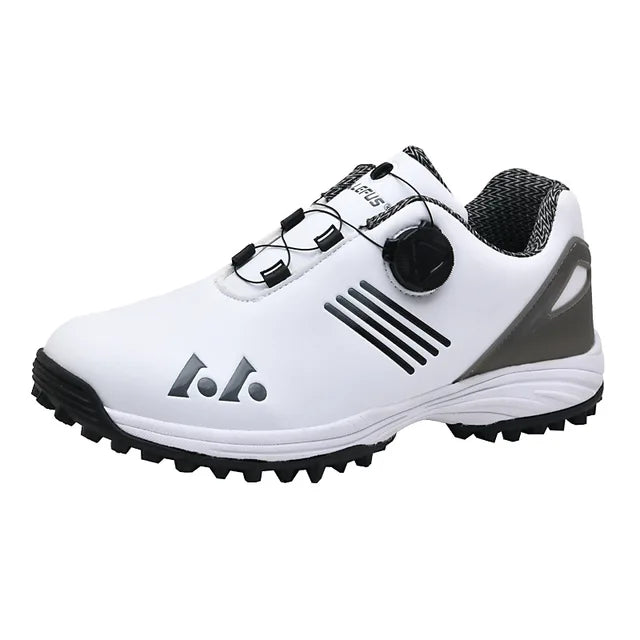 Weißer Hochleistungs-Golfschuh für Herren – Präzision und Komfort