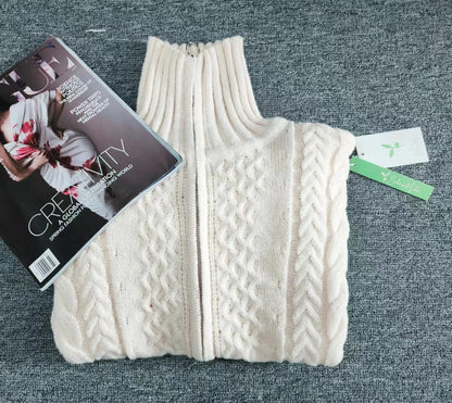 Monci® - Bequeme einfarbige Strickjacke mit langen Ärmeln