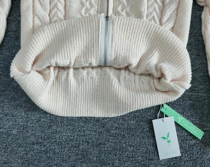 Monci® - Bequeme einfarbige Strickjacke mit langen Ärmeln