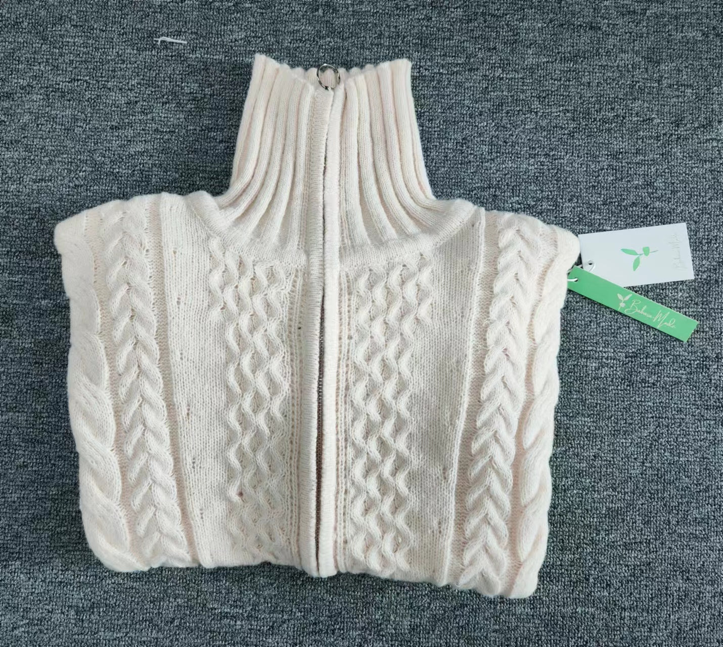 Monci® - Bequeme einfarbige Strickjacke mit langen Ärmeln