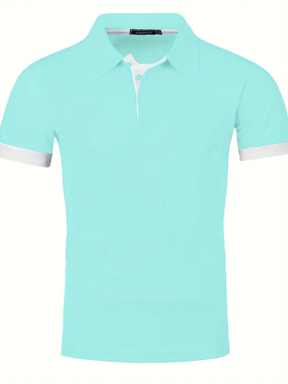 William – lässiges colorblock-shirt für herren