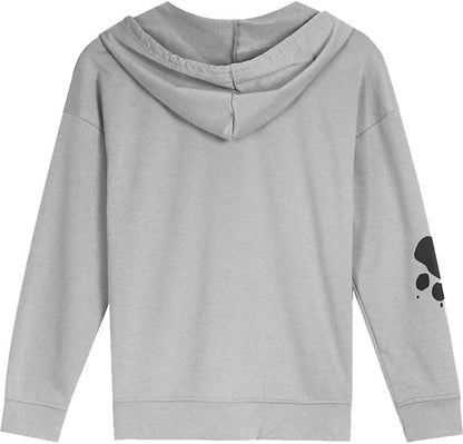 Santvarius® - Beutelloses graues Sweatshirt mit Tiermuster