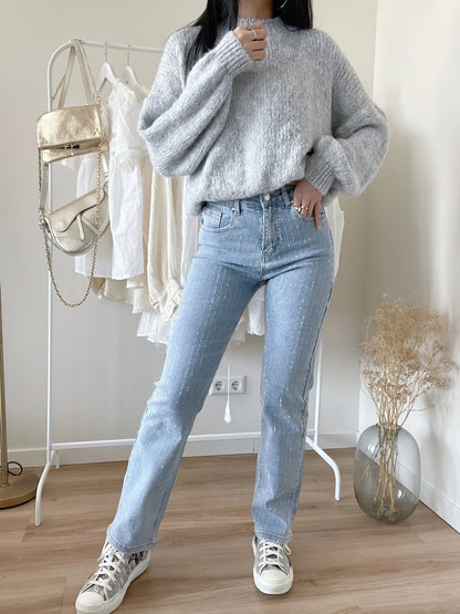 Oona - Stylische Glitzerjeans