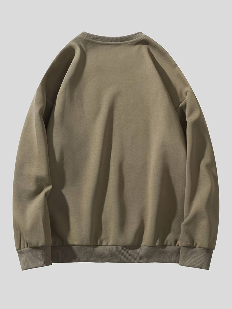 Terry – stylisches sweatshirt mit bärenmuster für herren