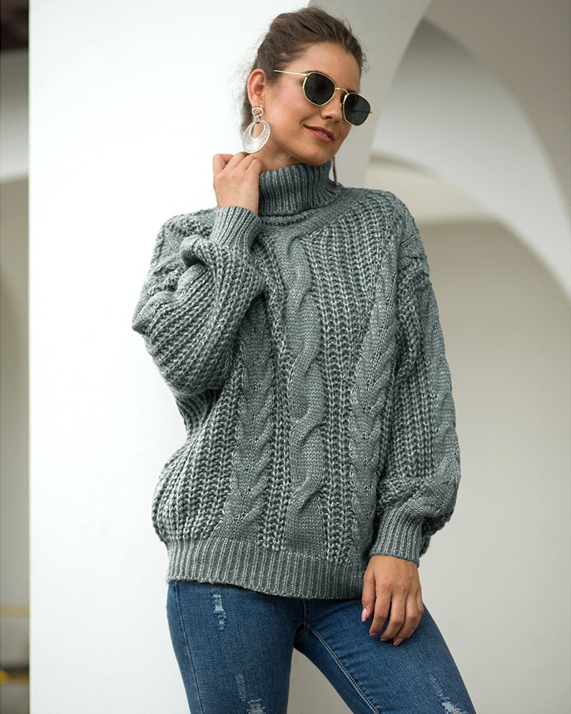 Miranda - Rollkragenpullover Aus Strick