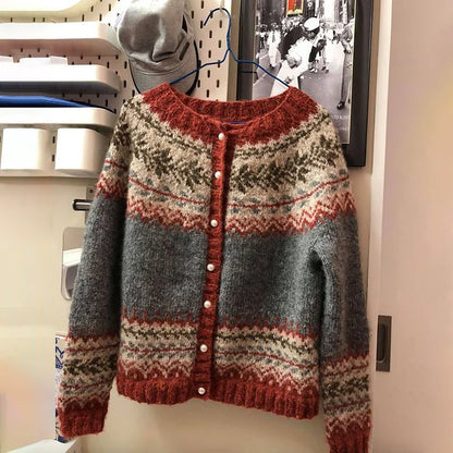 AGNES - Warmer Norweger-Pullover