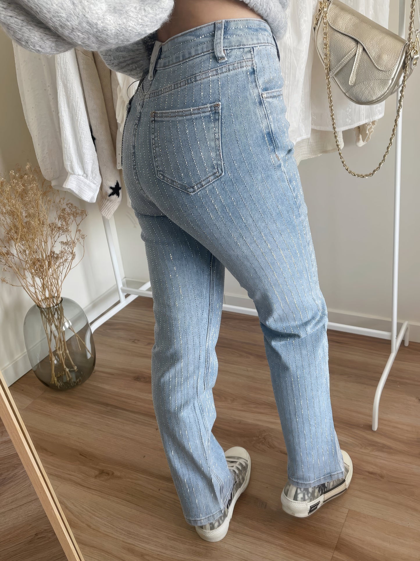 Oona - Stylische Glitzerjeans