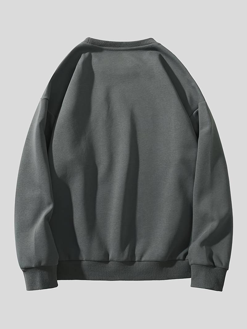 Terry – stylisches sweatshirt mit bärenmuster für herren