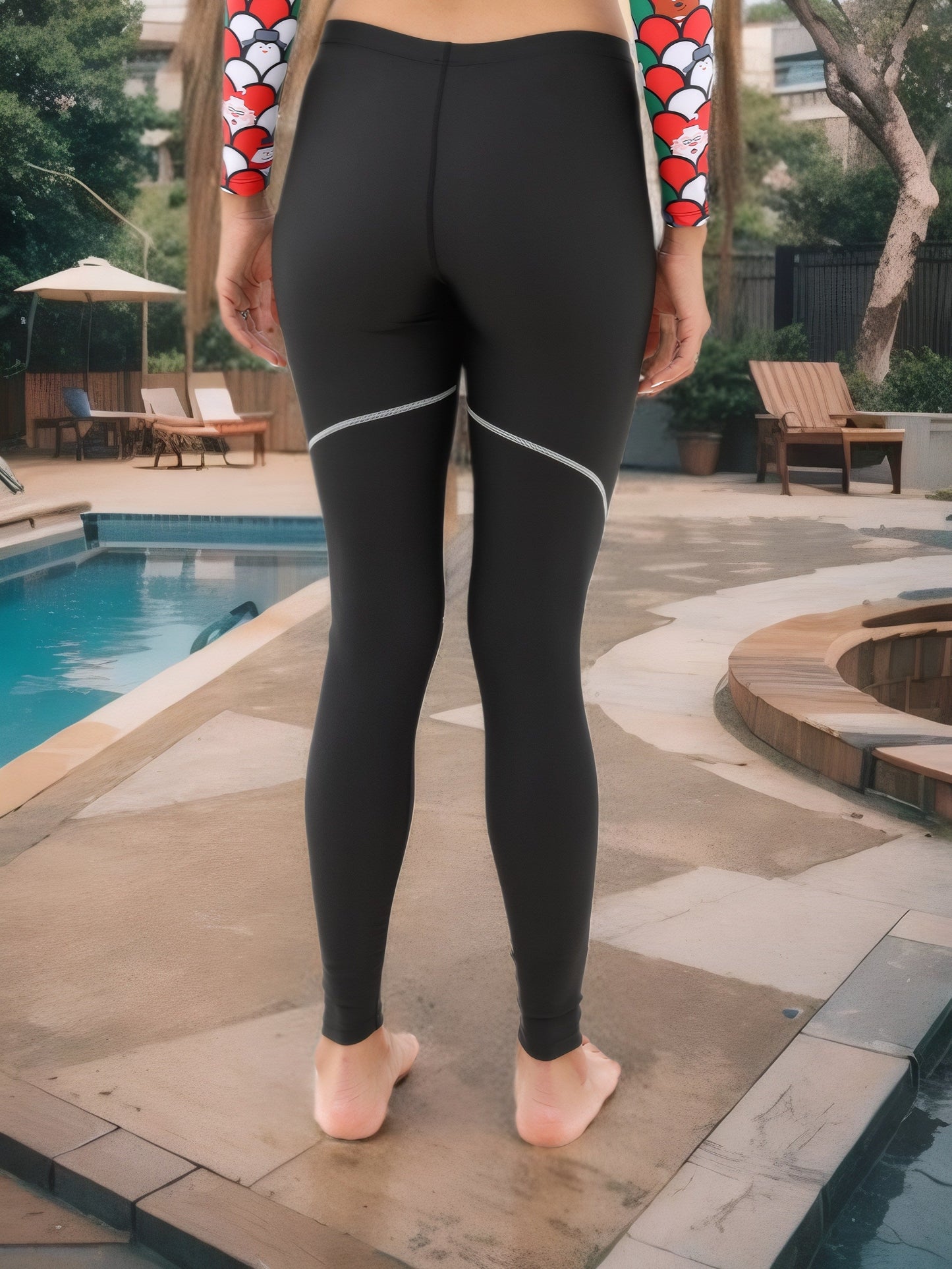 Schwarze Sportleggings - Jana