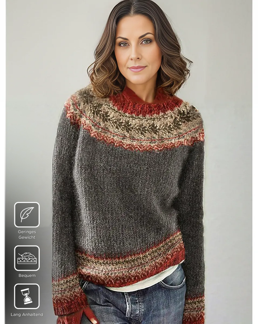 WinterTrend® - Langärmeliger Pullover mit stilvollem Druck