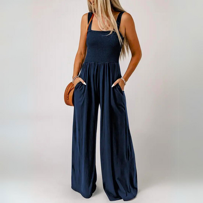 Ärmelloser Jumpsuit – Eleganz & Komfort