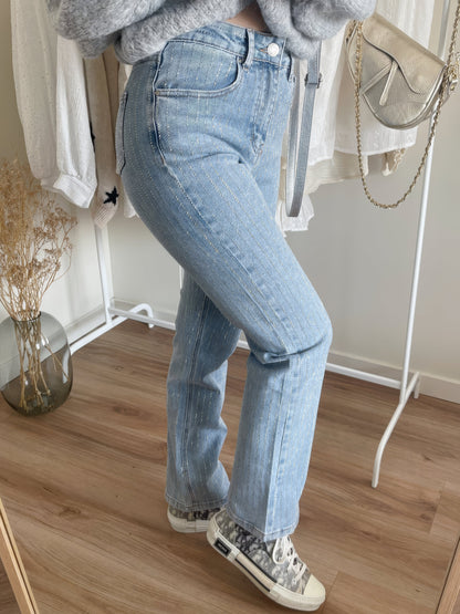 Oona - Stylische Glitzerjeans