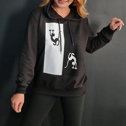 Celestial® - Sweatshirt mit schwarzem und weißem Druck