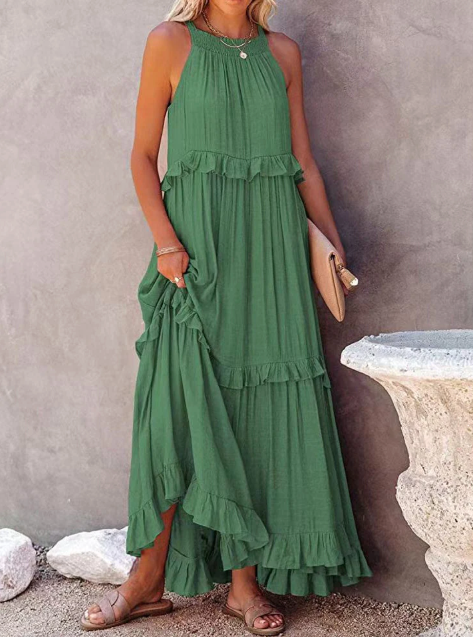 MARLEEN - Stylisches Maxi-Kleid für den Frühling/Sommer