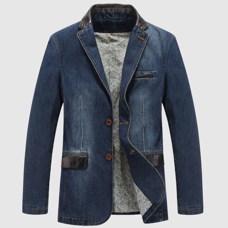 West - Klassischer Denim Blazer