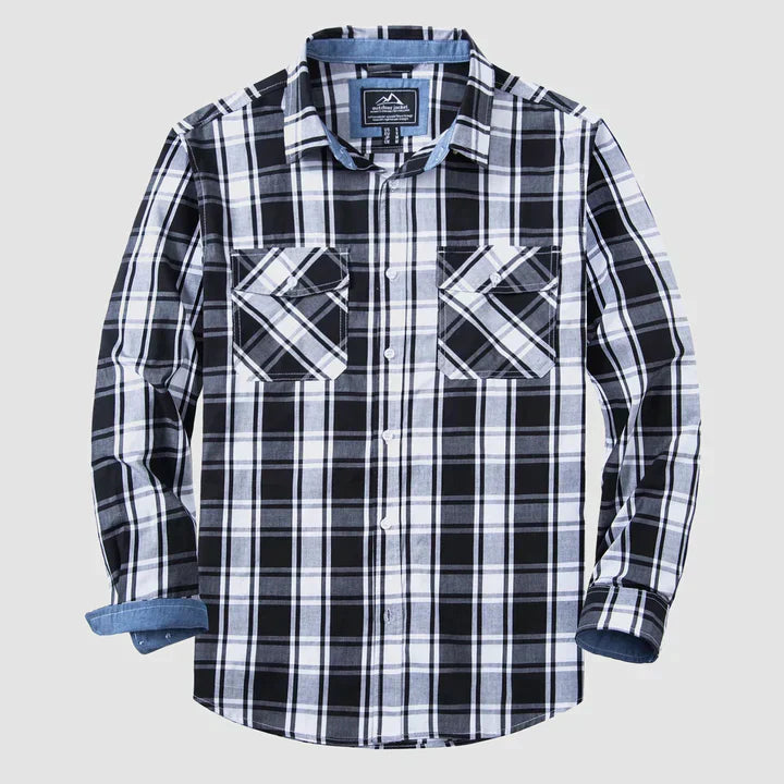 Elijah – lässiger karierter button-down