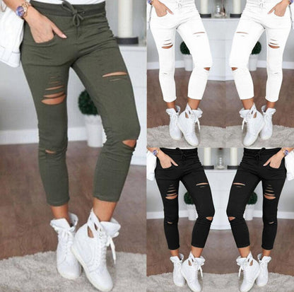 Trendy Ripped Joggers – Komfort trifft Style