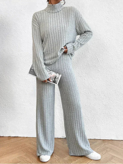 Adeliada - Strickhosen und Rollkragenpullover für Damen