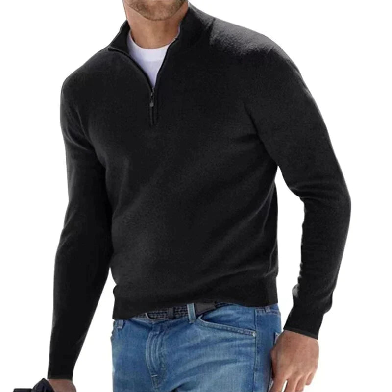 Ralph polo - stylischer zipper-pullover für herren