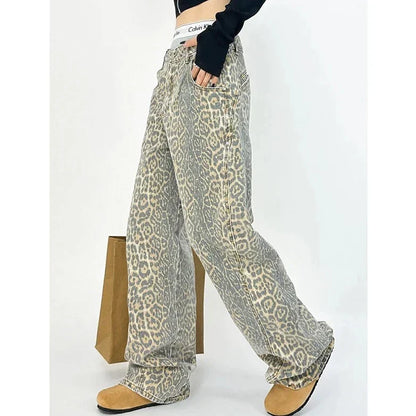 Gilda - Retro Leopardenmuster-Hose