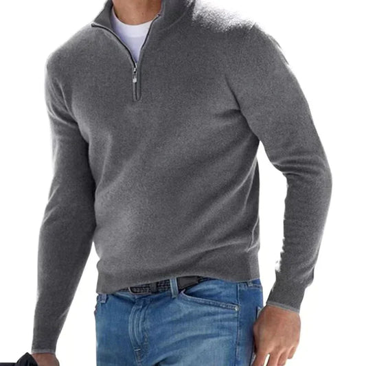 Ralph polo - stylischer zipper-pullover für herren (italienisches design)