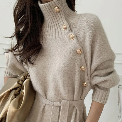 Ade - Rollkragenpullover-Kleid