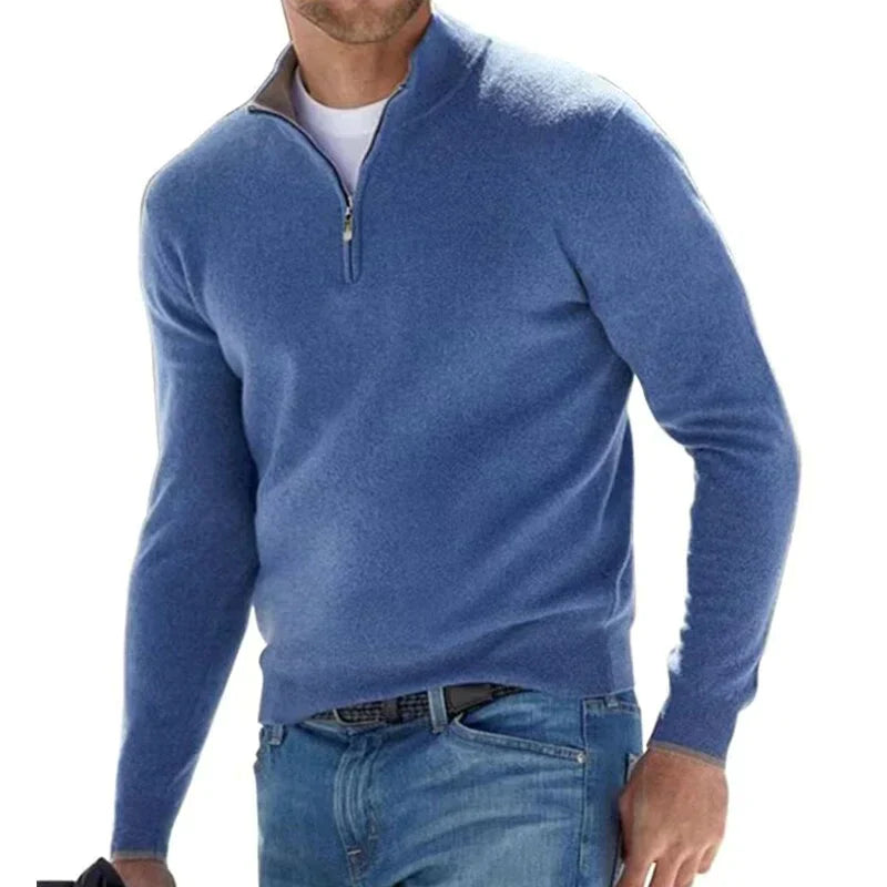 Ralph polo - stylischer zipper-pullover für herren