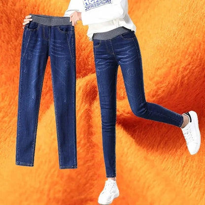 Alisha - Warme Fleece-Jeans