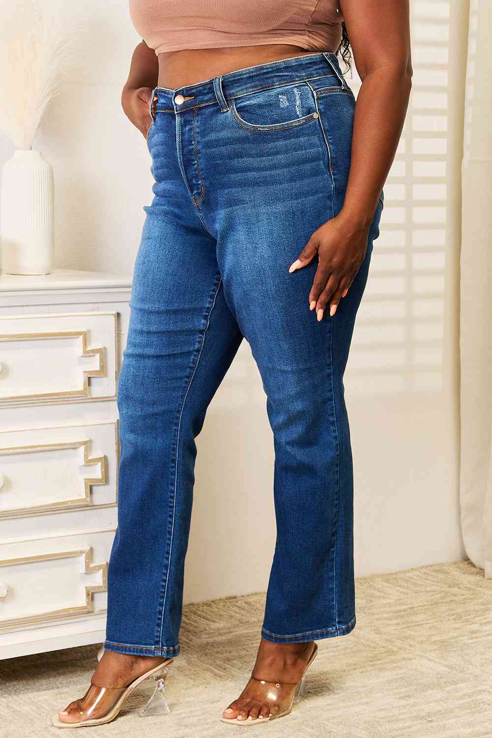 Judy Blue - Geradlinige Denim-Jeans