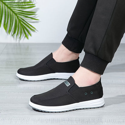 Graue Robuste Slip-Ons aus Canvas - Ben