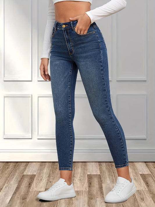 Dunkelblaue Skinny Jeans - Isabella