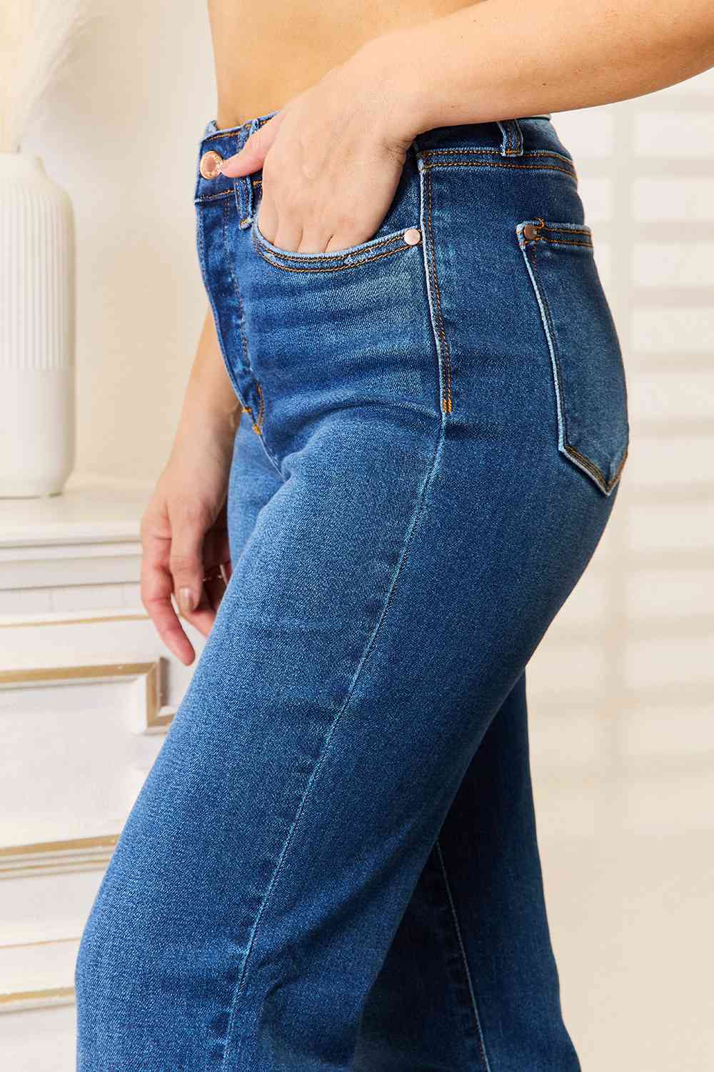 Judy Blue - Geradlinige Denim-Jeans