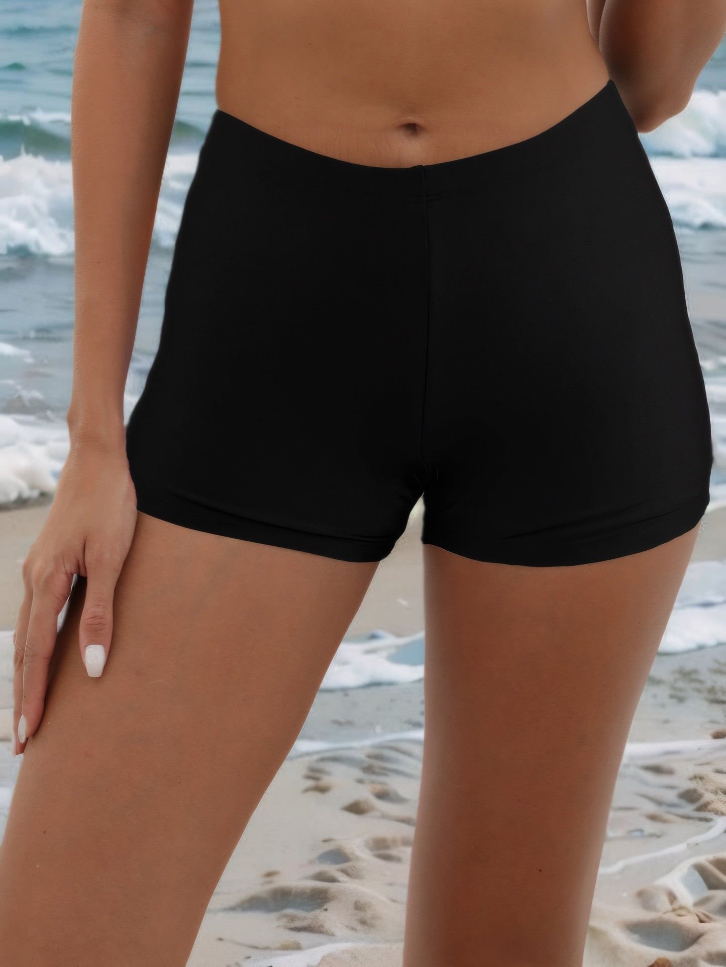 Schwarze Badeshorts - Lia