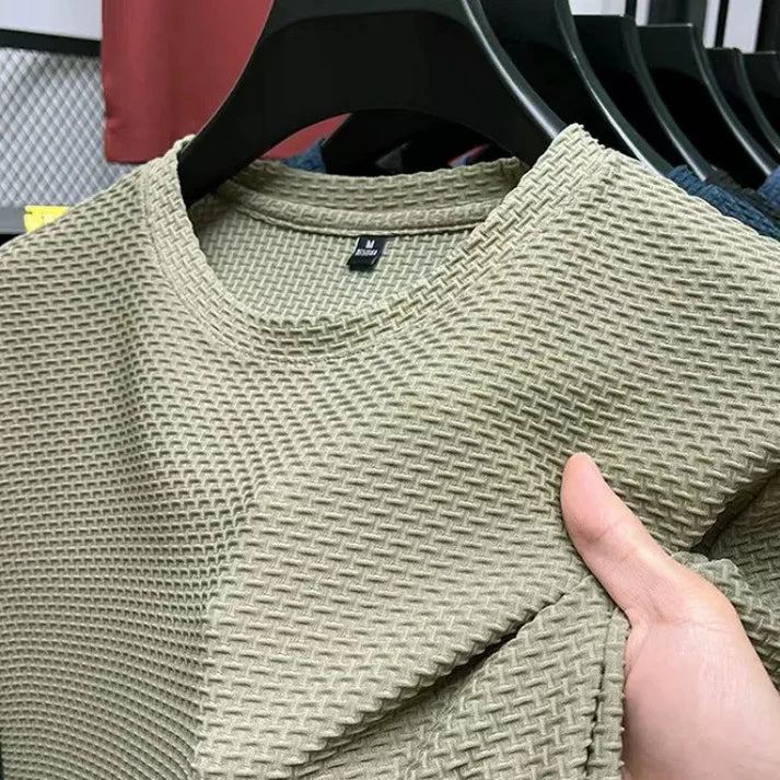 Ben – kurzärmliges t-shirt aus eisseiden-mesh