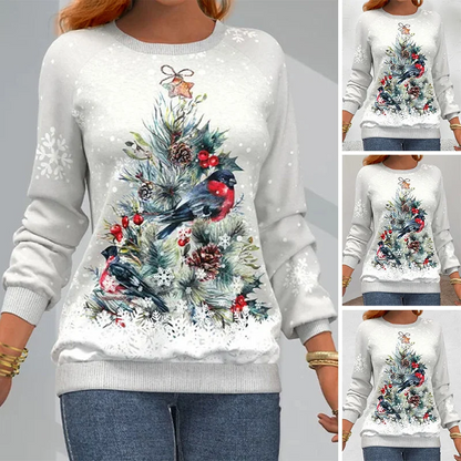 Pullover mit Weihnachtsbaummuster