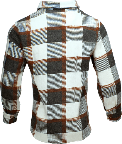 Victor - Herren Fashion Check Casual Langarm Jacke