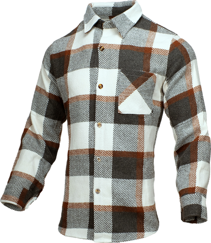 Victor - Herren Fashion Check Casual Langarm Jacke