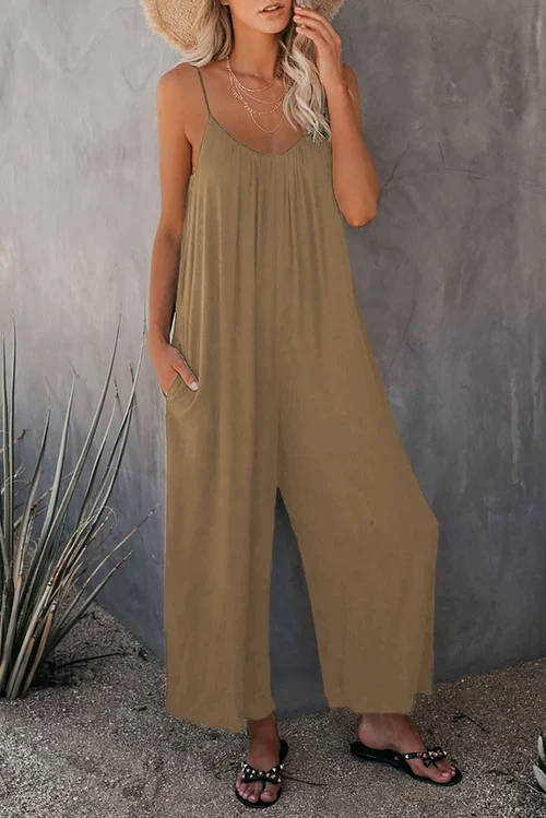 🔥Hot Sale 49% off 🔥Ultimate Flowy Jumpsuit with Pockets✨Buy 2 Extra 10% OFF