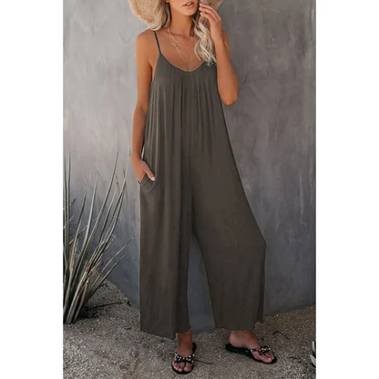 🔥Hot Sale 49% off 🔥Ultimate Flowy Jumpsuit with Pockets✨Buy 2 Extra 10% OFF