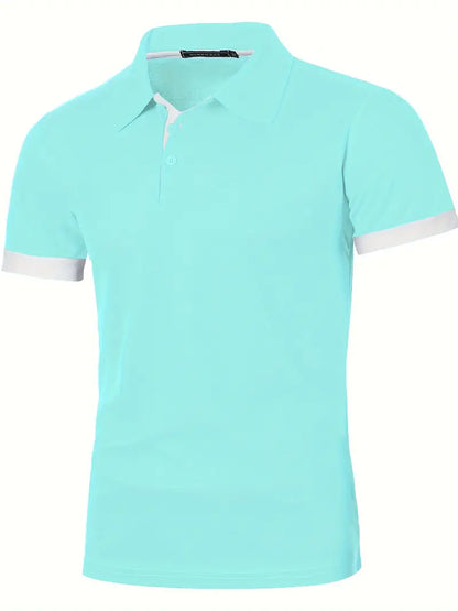 William – lässiges colorblock-shirt für herren