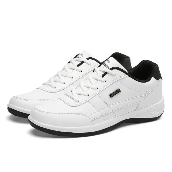 Sko – bequeme ledersneaker – ergonomische schuhe