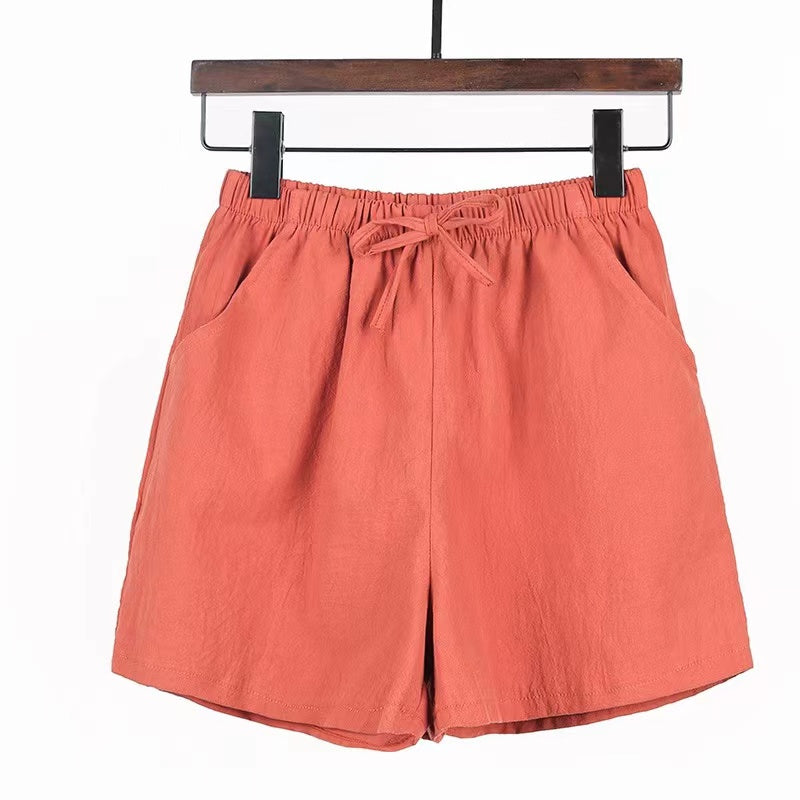 Bella | Vielseitige Leinenshorts in Grau