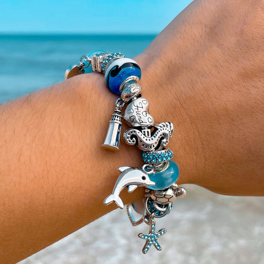 Charm-Armband „Defend the Dolphins“