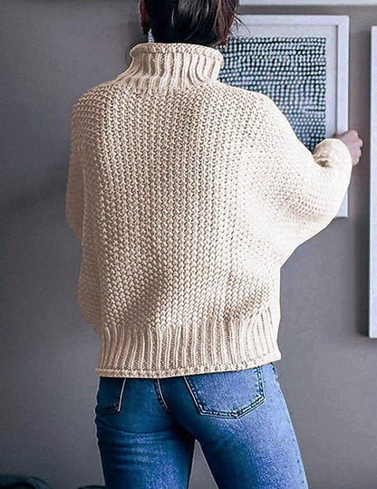 Basic-Pullover mit langen Ärmeln