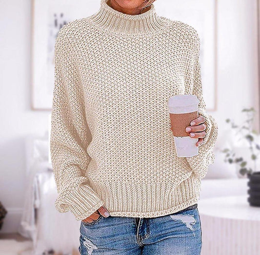 Basic-Pullover mit langen Ärmeln