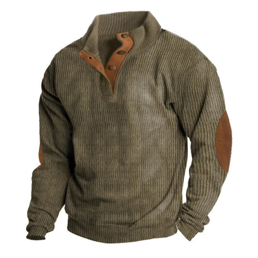 2595 – Rick – Outdoor-Lässiges Rollkragen-Langarm-Sweatshirt für Herren